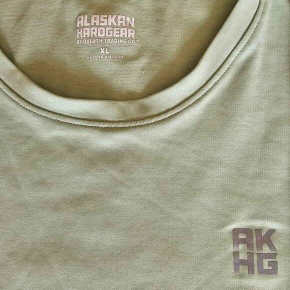 Alaskan Hardgear Duluth Trading Co. Women short sleeve shirt XL green - Picture 3 of 4